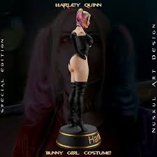 Archivo STL Harley Quinn disfrazada de conejita - Nuskul Art Design  🏍️・Modelo de impresora 3D para descargar・Cults