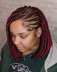 Bob Box Braids Styles Coiffure Africaine Bob Box Braids Styles Bob Braids Hairstyles African Hair Braiding Styles