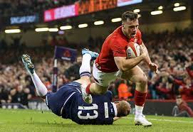 Leigh halfpenny anota el segundo ensayo de gales a pesar de la oposición de huw jones efe. Sixnations Gales Vs Escocia Rugbiers