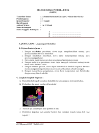    kelas iv, pembelajaran 4, subtema 1, tema 2. 4 Lkpd Tema 2 Sub 3 Pemb 4 Pdf