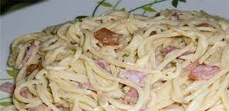 Carbonara Recipe Panlasang Pinoy Recipes Recipe Carbonara Recipe Chicken And Bacon Carbonara Pasta Recipes Alfredo