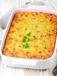 Lithuanian Savory Potato Pudding Known As Kugelis Is A National Dish Recipe Kugelis Recipe Potato Pudding Lithuanian Recipes