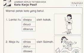 Latihan kata seru tahun 1. Gambar Kata Kerja Tahun 1