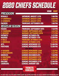Chiefs Printable Schedule Kansas City Chiefs Schedule With Regard To 2021 Printable Nfl Sch In 2021 Chiefs Schedule Printable Nfl Schedule Kansas City Chiefs
