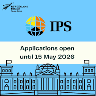 💥Attention New Zealanders: don't miss your chance to apply for the 2027 International Parliamentary Scholarship! 🗓️Applications close on 15 May 2026. 👩‍🎓The program is open for graduates under 30 with a strong
