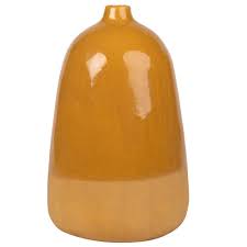 Jarre En Ceramique Jaune H40 Maisons Du Monde Vase Maison Du Monde Mobilier De Salon Maison Du Monde