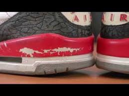 Restorations With Vick Air Jordan Fire Red 3 Deep Cleaning Midsole Repaint Repainting Red Fire Air Jordans