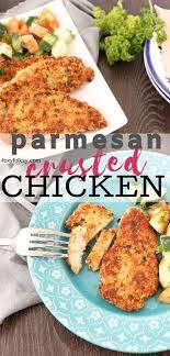 Parmesan Crusted Chicken Recipe Easy Chicken Recipes Chicken Recipes Chicken Dinner Recipes