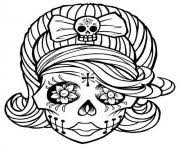 Encourage your little learner to have fun coloring while exploring the rich. Sugar Skull Coloring Pages To Print Sugar Skull Printable