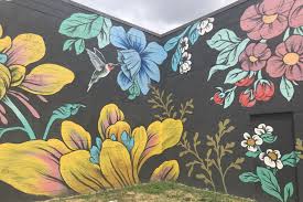 Flower Wall Mural Grand Rapids Michigan