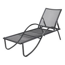 Mainstays Keaton Outdoor Metal Mesh Chaise Lounge Black Walmart Com In 2020 Metal Mesh Poolside Chairs Chaise Lounge