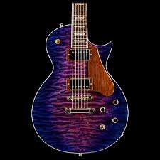 Esp Custom Eclipse Solid Body Electric Guitar Orchid Purple Sunburst Esp Custom Eclipse Solid Body Electric Guitar