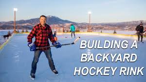 First, you'll need to find a level spot in your yard that's large enough to accommodate skaters and their hijinks, so make sure you've allowed plenty of room for slap shots and camel spins. Backyard Hockey Rink Build From Start To Finish Youtube