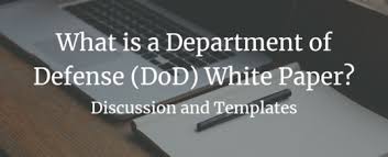 What Is A Department Of Defense Dod White Paper Tier Seven
