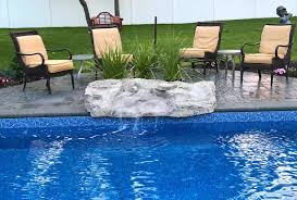 Finding the right modern pool waterfall for your swimming pool. Ricorock Caleb S Spring Small Swimming Pool Waterfall