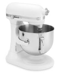 Stainless steel bowl with comfortable handle offers enough capacity to mix dough for 9 dozen cookies or 4 loaves of bread in a single batch. Kitchenaid Pro Line Stand Mixer 7 Qt Frosted Pearl Williams Sonoma