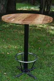 Pub Table Cafe Table Round Bar Table Etsy In 2020 Round Bar Table Pub Table Round Patio Table