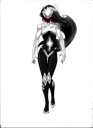 Black And White Superhero Suit Flare Star 2 Superhero Design Superhero Art Super Hero Costumes