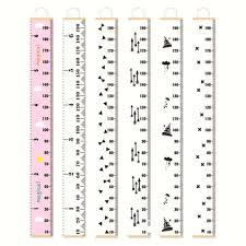 us 7 5 25 off nordic style baby child kids height ruler kids growth size chart height measure ruler for kids room home hanging decoration in party