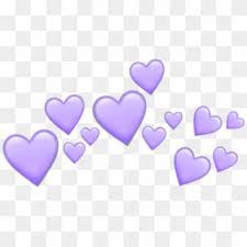 Purple Hearts Heart Purpleheart Crown Tumblr Emoji Purple Heart Crown Png Transparent Png In 2020 Pink Heart Emoji Heart Emoji Stickers Heart Emoji