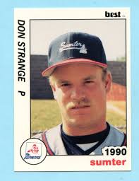 1990 Minor League Don Strange -- Sumter Braves -- Box 142
