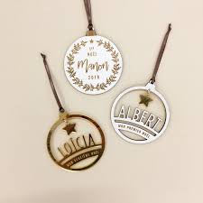 Voir les аvis clients et les priх. Boule De Noel En Bois Personnalisee Avec Prenom Print Your Love