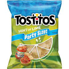 Tostitos Hint Of Lime Flavored Tortilla Chips 18oz Tostitos Chips Tortilla Chips