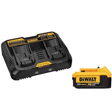 With this 20v max* battery and charger combination, you have a complete charging solution. Dewalt 20v Max Xr Lithium Ion Premium Battery Pack 4 0ah And Dual Port Charger With 2 Us The Home Depot Canada