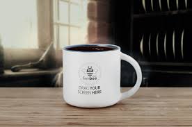 Mug placed in the center of plant. Coffee Mug Psd Template Download In High Resolution For Free Designhooks