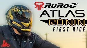 Ruroc Atlas Motorcycle Helmet Review First Ride Bike