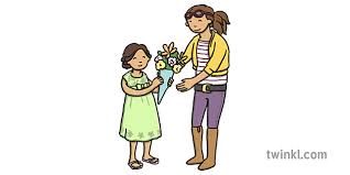 ¡echa un vistazo a nuestros productos y disfruta de descuentos de hasta un 50%! Regalar Flores El Dia De La Madre Illustration Twinkl