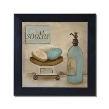 Amazon Com Soothe Spa Bathroom Black Framed Art Print Poster 12x12 Posters Prints Funny Wall Art Black Framed Art Framed Art Prints