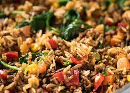 Beef And Rice With Veggies Recipe Beef Recipes Beef And Rice Ground Beef Pasta