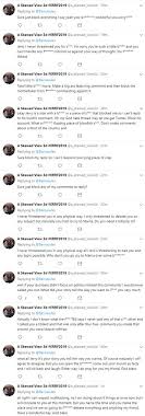 Check spelling or type a new query. Barnacules Nerdgasm On Twitter I Was Responding To Other People In The Thread Once I Blocked Him Also If You Think That Is A Puss Move And You Re Dismissing His Behavior