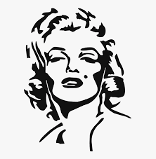 Maybe you would like to learn more about one of these? Marilyn Monroe Face Stencil Hd Png Download Kindpng
