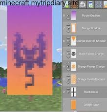 Minecraft Sunset Bat Banner Minecraft Banner Designs Minecraft Projects Minecraft Blueprints
