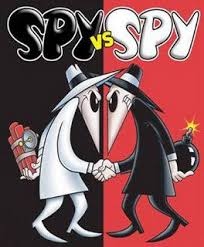 Black And White Spy Cartoon Spy Vs Spy Cartoon Mad Magazine Classic Cartoons