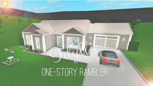 1 Story House Design Bloxburg Cottage House Designs Build A House Game Building A House