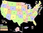Free Printable Maps: Map of 52 States in USA | Us state map, Map ...
