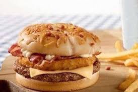 Here Is The Cordon Bleu Burger Poland S Burger Topped With Ham Stuffed Fried Chicken Patty And Bacon Alimentation Culinaire Specialite Culinaire