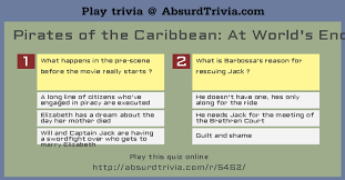 Rd.com knowledge facts nope, it's not the president who appears on the $5 bill. Trivia Quiz Pirates Of The Caribbean At World S End