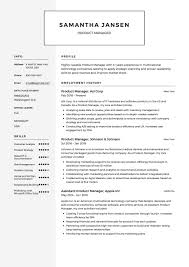 The junior product manager resume is available in word format. Product Manager Resume Sample Template Example Cv Formal Design Manager Resume Resume Examples Resume Pdf