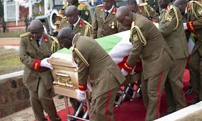 General évariste ndayishimiye (born 1968) is a burundian politician who has served as president of burundi. Burundi Holds State Funeral For Late President Pierre Nkurunziza Global Times
