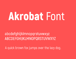 Akrobat Font Free Download Free Fonts Akrobat Is A Modern Sans Serif Font With Condensed Proportions The Typeface Co Free Fonts Download Free Font Typeface