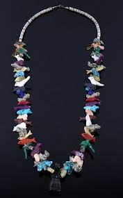 Navajo Carved Animal Multi Stone Effigy Necklace Sold At Auction On 1st August Bidsquare