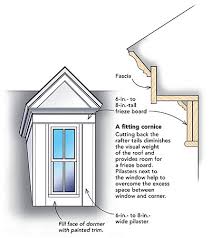 A frieze board is a horizontal decorative board at the top of a wall or don't confuse fascia board with cornice molding which is below the soffit and in the plane of the wall itself. Can This Dormer Be Saved Fine Homebuilding