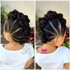 Luxus Frisuren Fur Kleine Schwarze Madchen Haar Gold Make Wellenlocken Geflochtene Baby Girl Hairstyles Natural Hairstyles For Kids Little Girl Hairstyles
