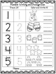 Winter Math 1 10 Writing Worksheet Writing Worksheets Winter Math Writing