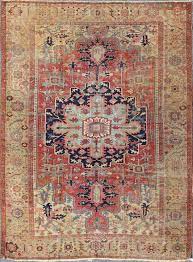 Antique Serapi Rug M14 0806 Serapi 8 8 X 12 0 Wool Medallion Pile Origin Iran Circa 1900 Persian Tribal Carpet Serapi Rug Carpet Handmade