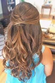 33 Cute Flower Girl Hairstyles 2020 Update Junior Bridesmaid Hair Girl Hair Dos Prom Hairstyles For Short Hair